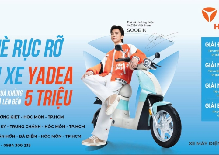 Mùa hè rực rỡ sắm xe Yadea