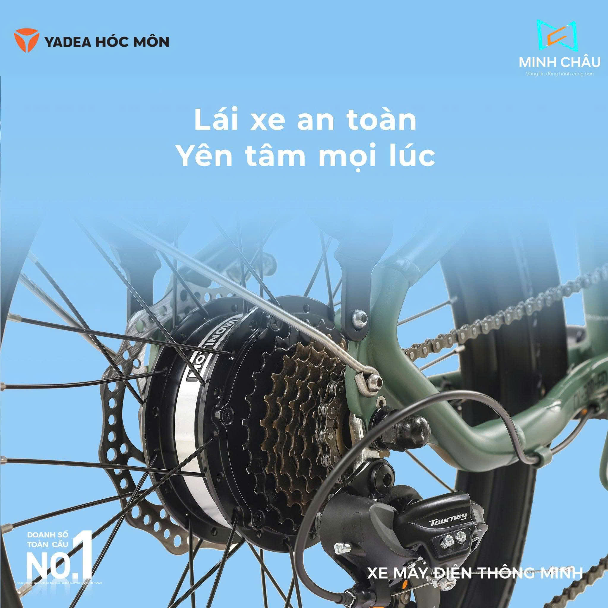 Yadea Flit an tâm mọi lúc